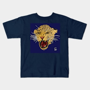 Leopard face Kids T-Shirt